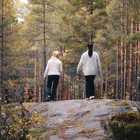 Forest Ainola With View Next To Nuuksio National Park